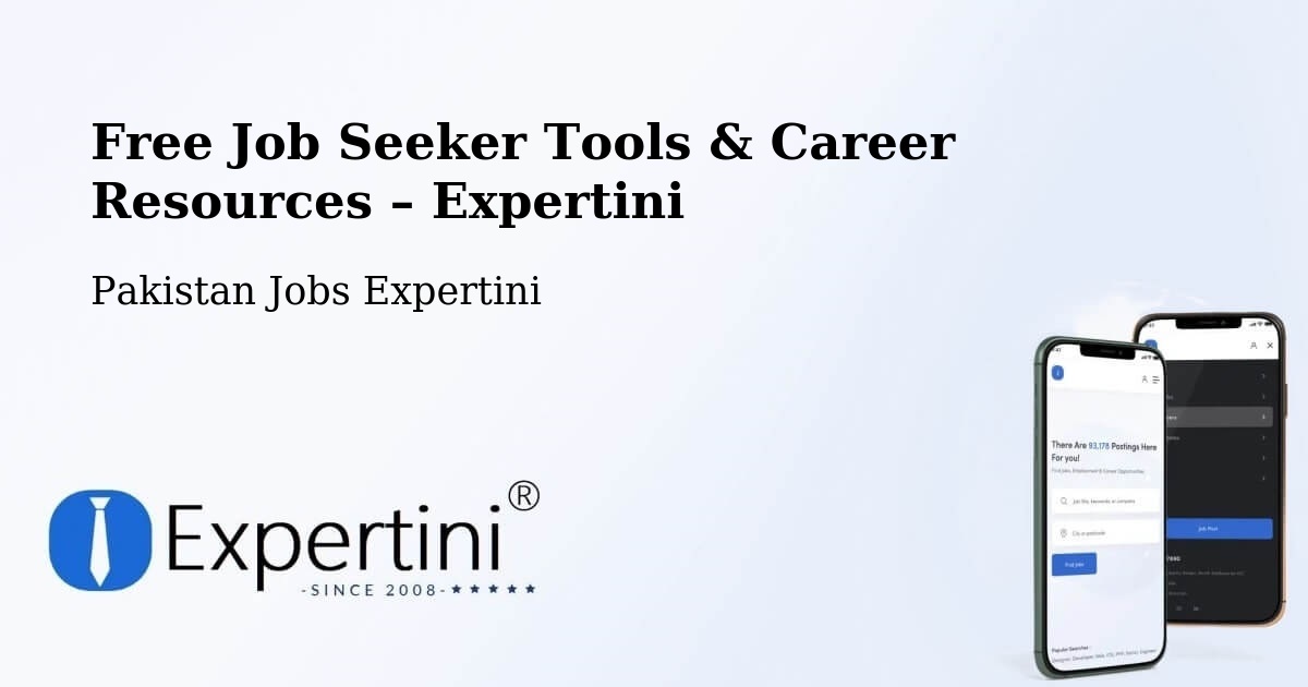 Free Job Seeker Tools & Career Resources – Talagang - Talagang, Pakistan Jobs Expertini