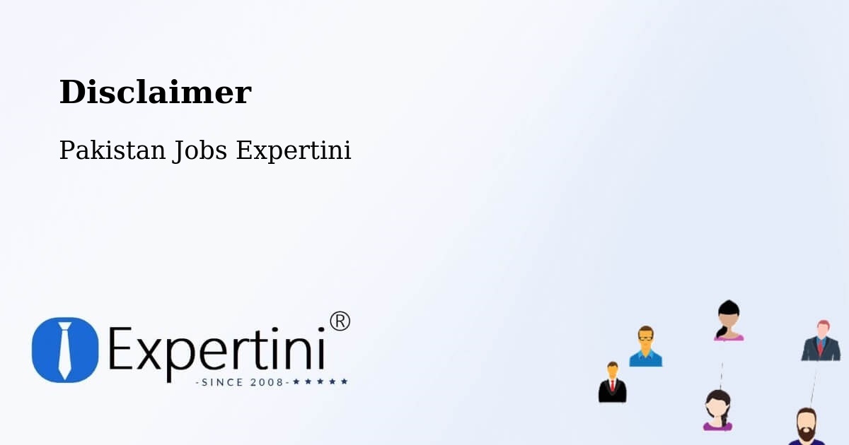 Disclaimer – Talagang - Pakistan Jobs Expertini